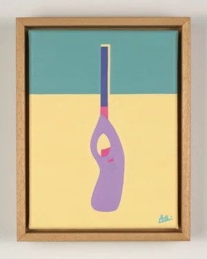 On Fire Painting in Frame