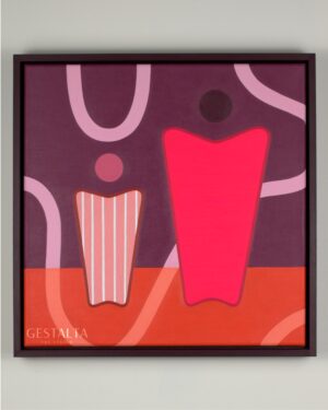 Embracing change painting in frame