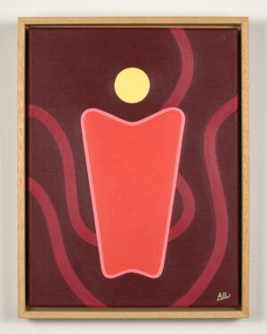 Fire Painting in Frame