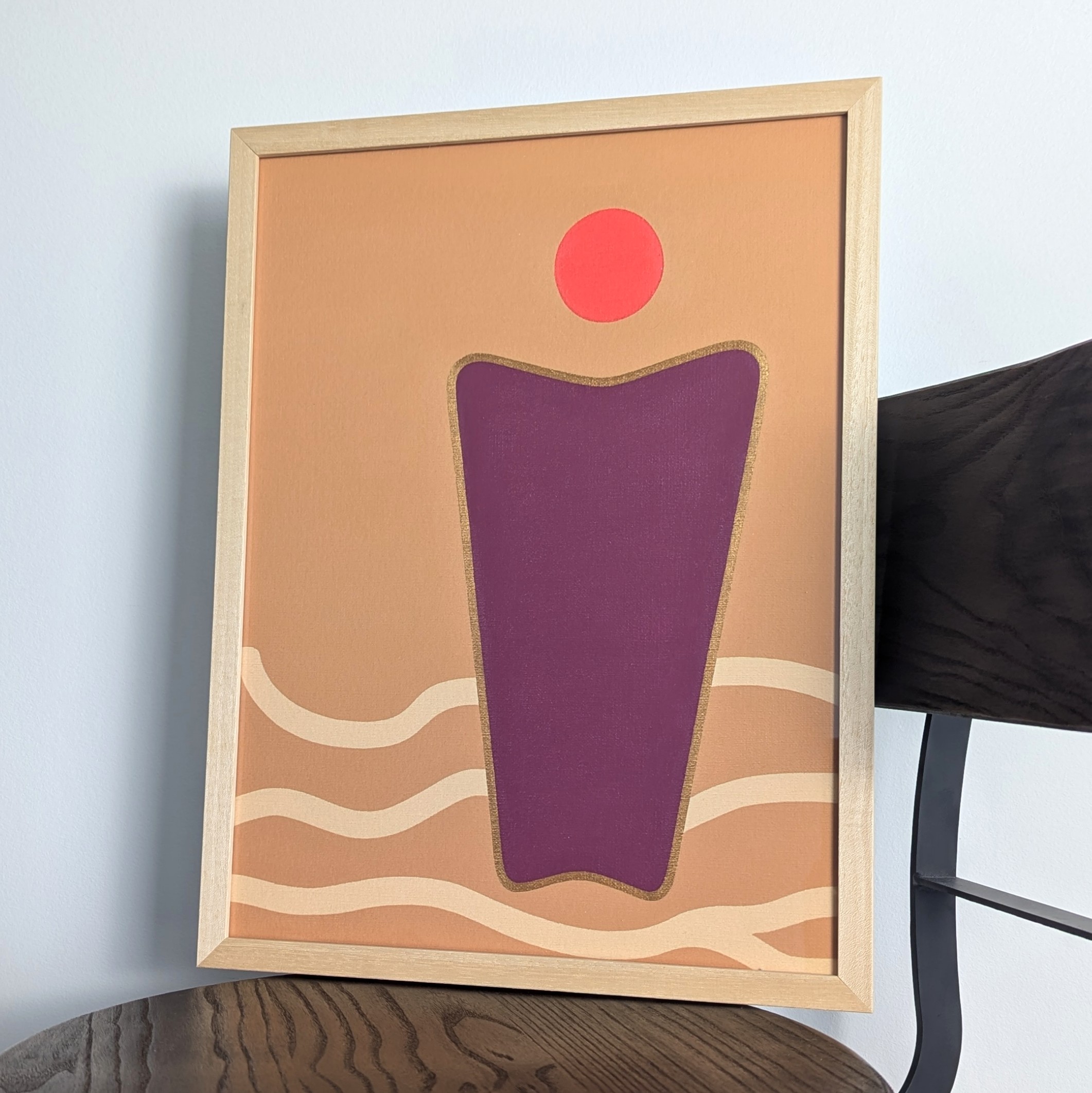 Earth Print on Chair