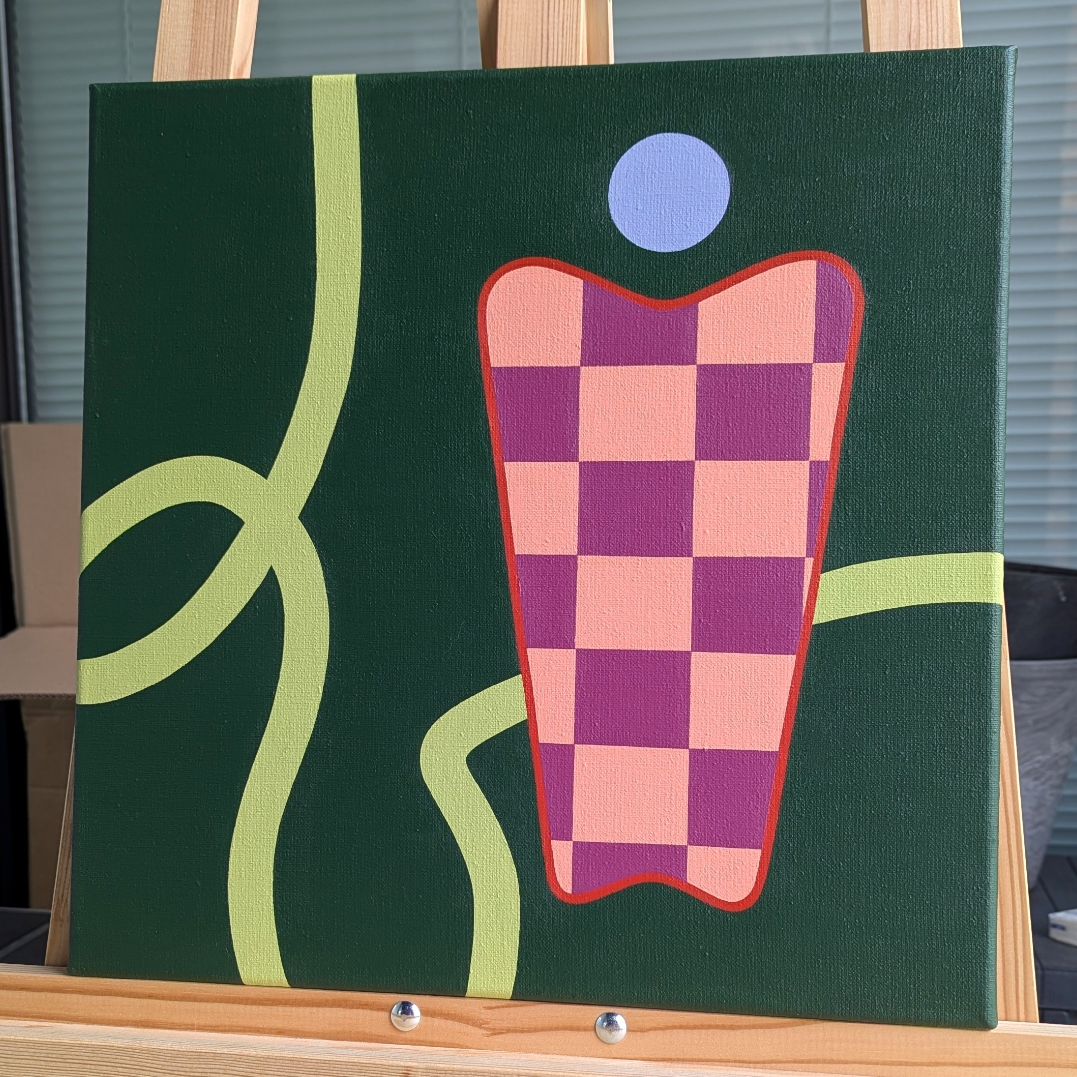 The Colours Within on Easel